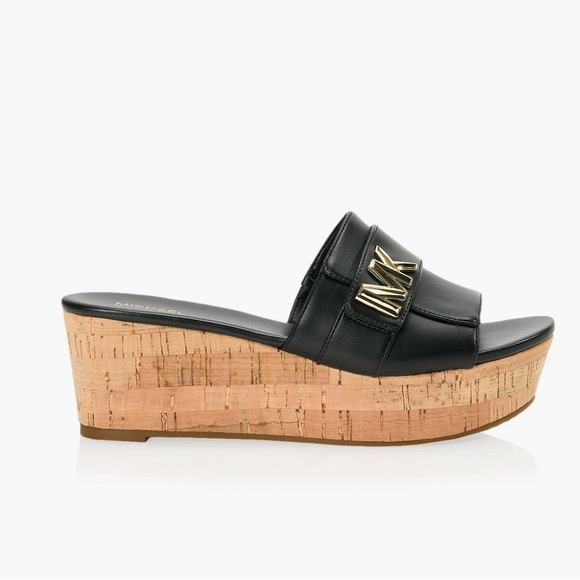 MICHAEL KORS - JILLY PLATFORM SLIDE - SZ 8.5 - WORN ONCE - Picture 2 of 9